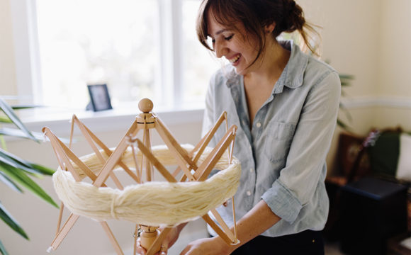 Better knitting: How Raincloud & Sage turns unused wool into organic yarn